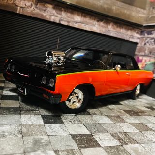 シボレー(Chevrolet)の468台限定 1/18 ACME シボレー シェベル SS 1965 ドラッグ(ミニカー)