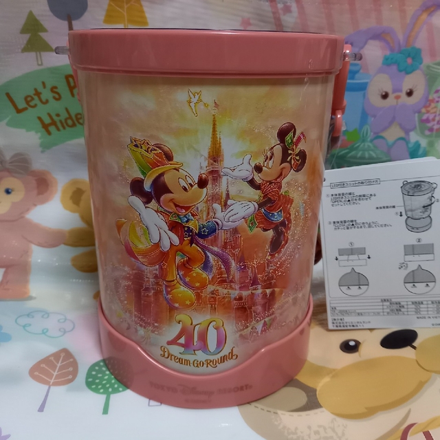 ディズニー　40周年　ドリームゴーラウンド　ポップコーンケース　新品