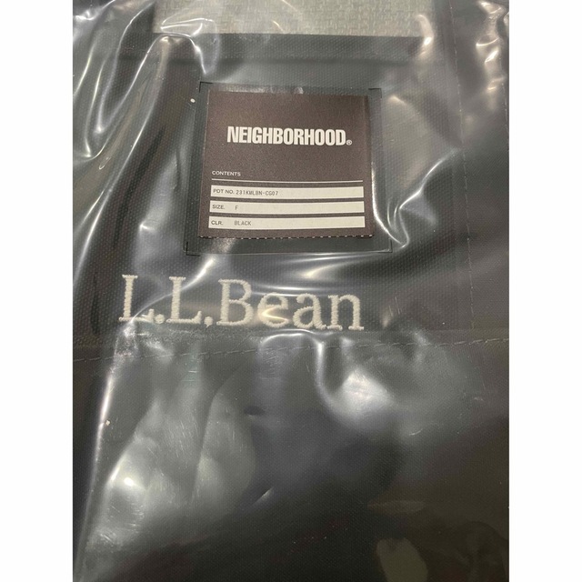 NEIGHBORHOOD(ネイバーフッド)のNEIGHBORHOOD L.L.BEAN BLACK TOTE BAG M メンズのバッグ(トートバッグ)の商品写真