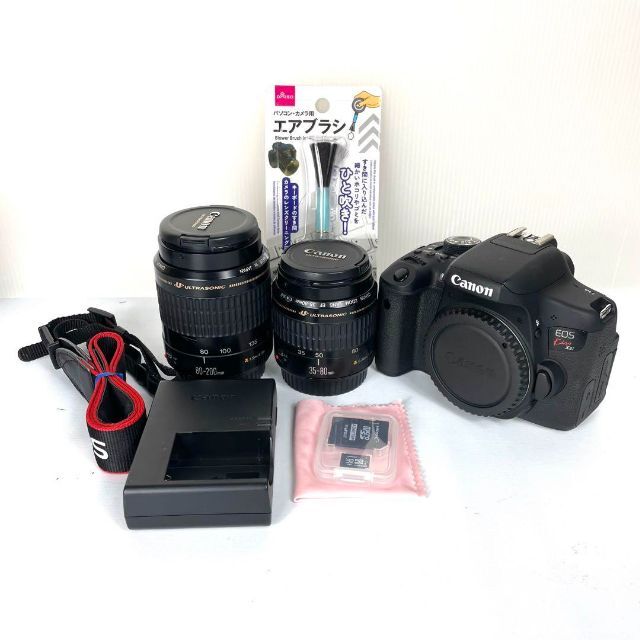初心者セット】Canon EOS Kiss X8i レンズセット スマホ転送可の通販