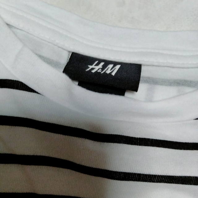 H&M(エイチアンドエム)のH＆ＭメンズＴシャツエイチ・アンド・エムボーダー メンズのトップス(Tシャツ/カットソー(半袖/袖なし))の商品写真