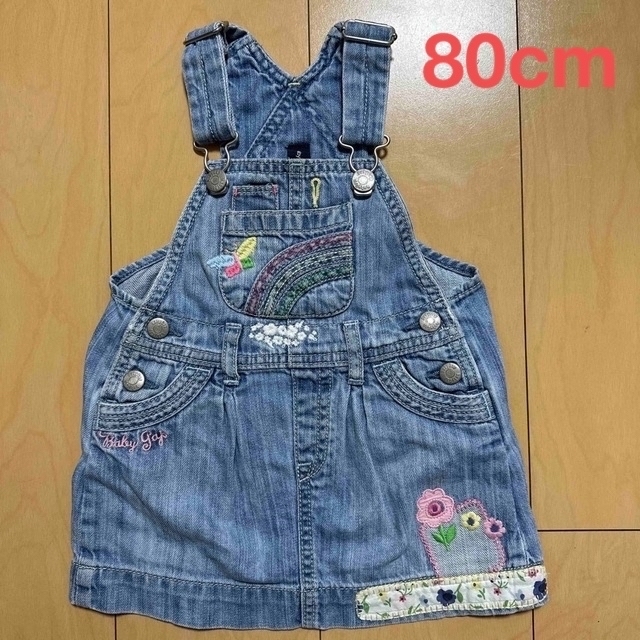 babyGAP(ベビーギャップ)のbabyGAP  80cm女の子 刺繍ワンピース キッズ/ベビー/マタニティのベビー服(~85cm)(ワンピース)の商品写真