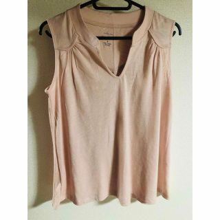 バナナリパブリック(Banana Republic)の♡ レディース　Aラインデザインノースリーブ♡[Lサイズ](Tシャツ(半袖/袖なし))