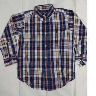 ポロラルフローレン(POLO RALPH LAUREN)の＊ラルフローレン　長袖ボタンダウン シャツ　６Ｔ　１２０cm(ブラウス)