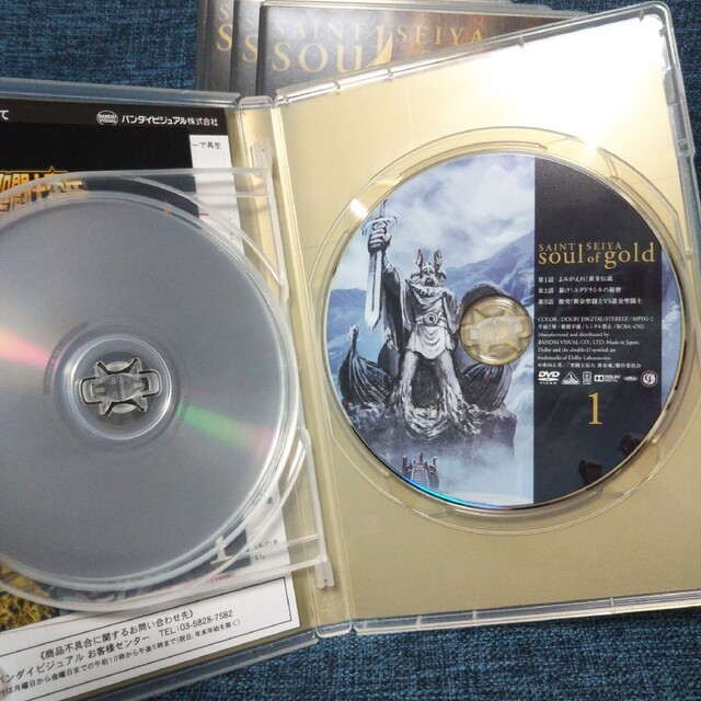 在庫好評 聖闘士星矢 黄金魂-soul of gold- 1~6〈特装限定版〉DVD全巻