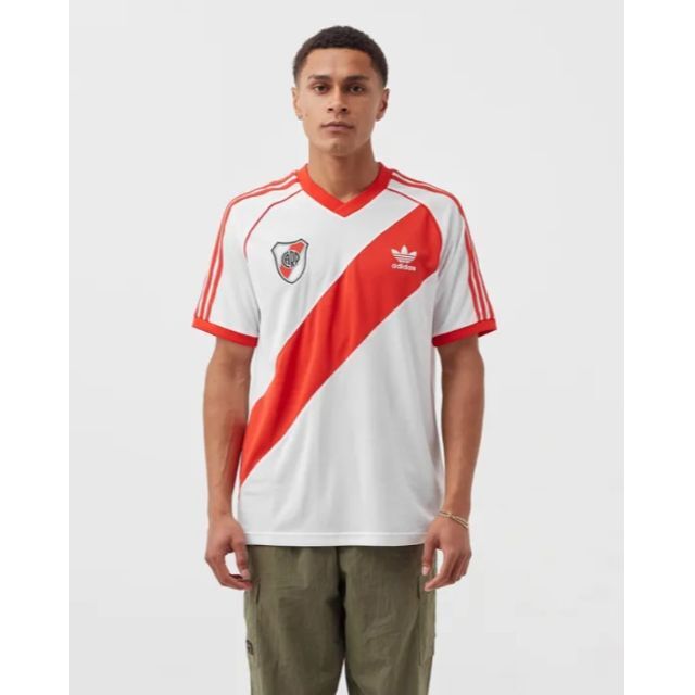 adidas(アディダス)のadidas Originals RIVER PLATE 85 JERSEY M メンズのトップス(Tシャツ/カットソー(半袖/袖なし))の商品写真