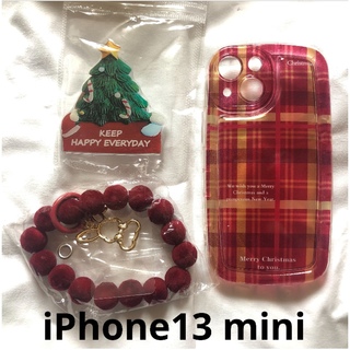 【 新品未使用 】iPhone13 mini 対応ケース フィンガーホルダー付(iPhoneケース)
