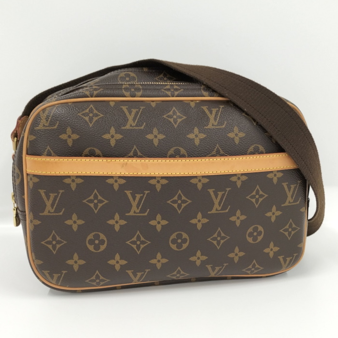 オープンポケット×1内側LOUIS VUITTON リポーターPM ショルダーバッグ モノグラム