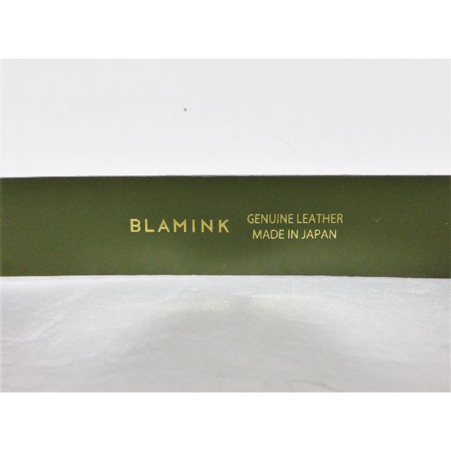 BLAMINK(ブラミンク)の定価2.2万 BLAMINK ダブルリング レザー ベルト フリーサイズ レディースのファッション小物(ベルト)の商品写真