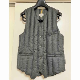 美品 ロッキーマウンテン six month vest 36 NAVY ウール