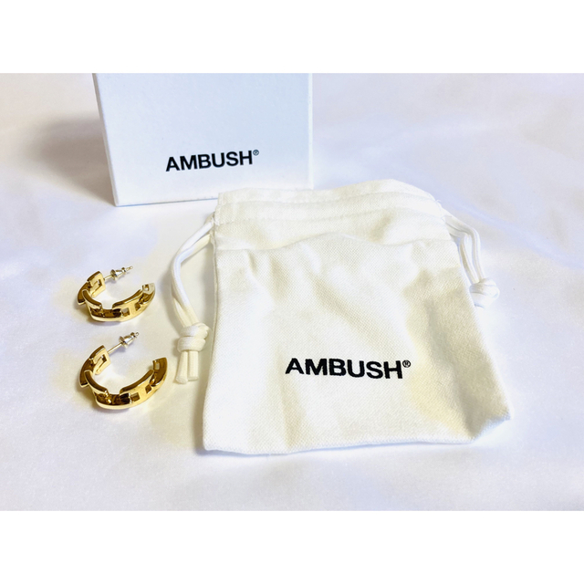AMBUSH - 【超絶希少！！絶版旧モデル】AMBUSH ピアス シルバー925 K18