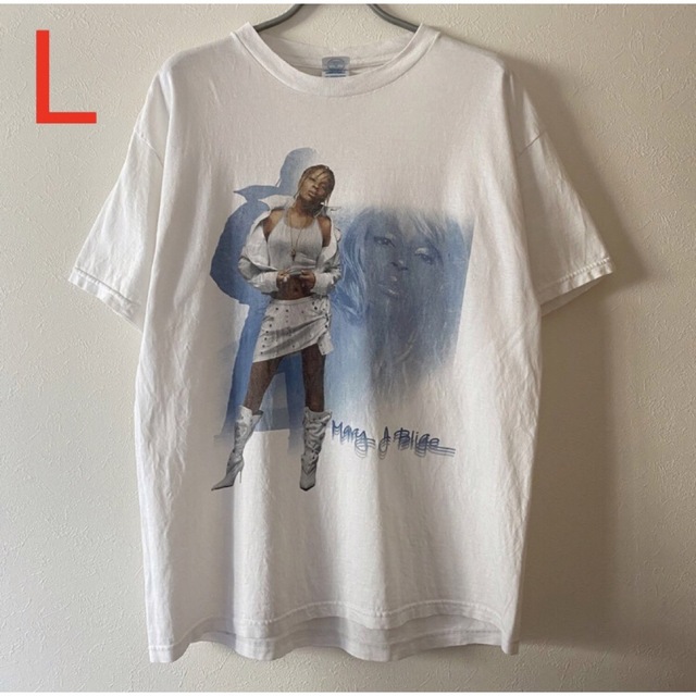 Tシャツ/カットソー(半袖/袖なし)Mary J Blige Love & Life Tee L メアリー Tシャツ