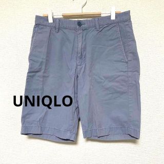 ユニクロ(UNIQLO)の2761 ユニクロ UNIQLO ハーフパンツ ショートパンツ くすみブルー(ショートパンツ)