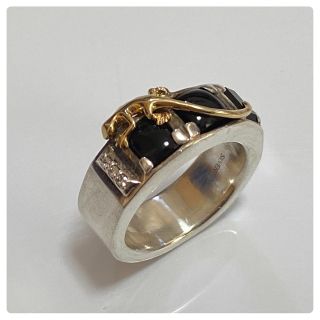 IMPRESSE インプレッセ シルバー925 K18 トカゲ リングの通販 by