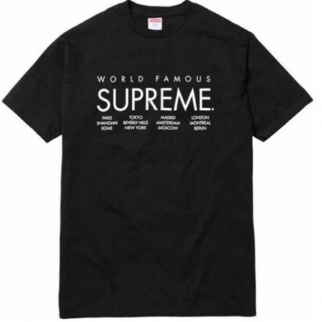 Supreme International Tee Sサイズ ブラック 新品