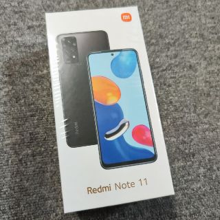 アンドロイド(ANDROID)のXiaomi Redmi Note 11 グラファイトグレー(スマートフォン本体)