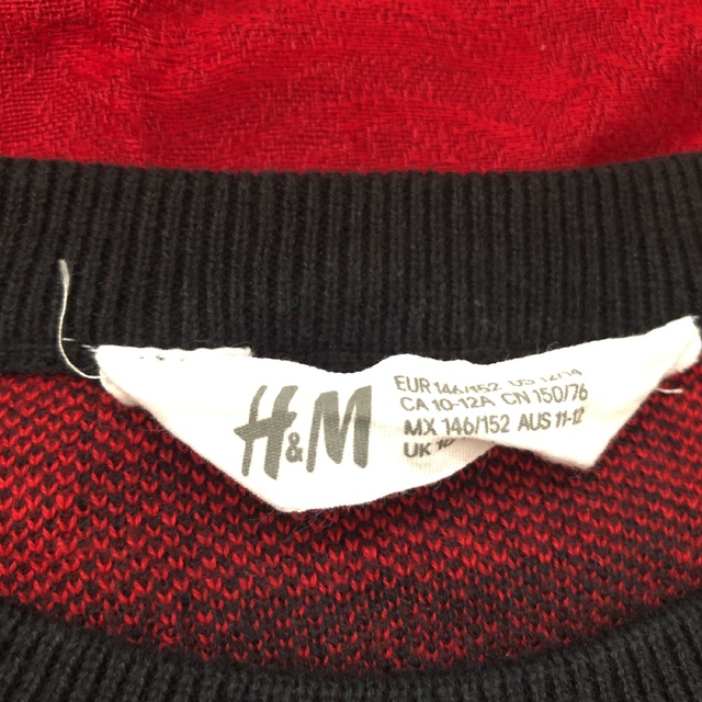 H&M(エイチアンドエム)の綿ニット H&M 150 キッズ/ベビー/マタニティのキッズ服男の子用(90cm~)(ニット)の商品写真