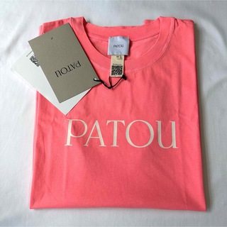 新品未着用 ピンクS PATOU オーガニックコットン パトゥロゴTシャツ