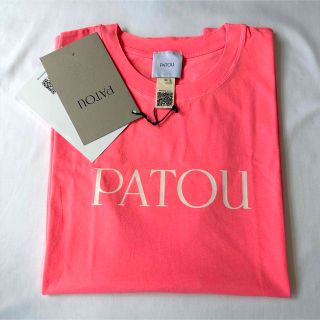 新品未着用 ピンクXS PATOU オーガニックコットン パトゥロゴTシャツ