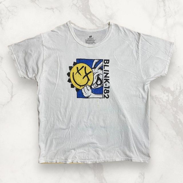 HCV Hanes ブリンク182 BLINK-182　うさぎ　バンド Tシャツ メンズのトップス(Tシャツ/カットソー(半袖/袖なし))の商品写真