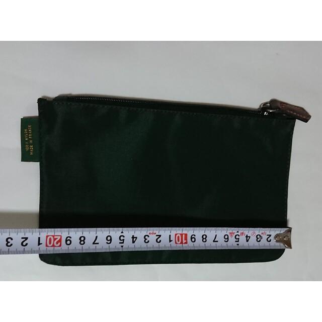 美品 エルベシャプリエ 1902 フラットポーチ ノワール
