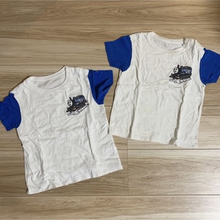 ユニクロ(UNIQLO)のトーマス　半袖Tシャツ　100cm  2枚セット　ユニクロ(Tシャツ/カットソー)