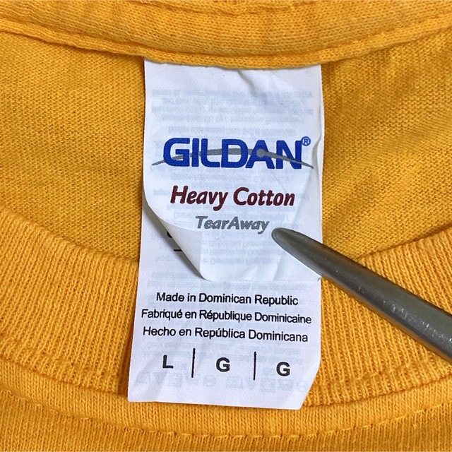 GILDAN(ギルタン)の【GILDAN】高校 アメフト ロゴ プリント Tシャツ LARGE US古着 メンズのトップス(Tシャツ/カットソー(半袖/袖なし))の商品写真