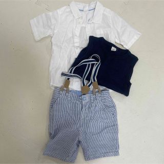 エイチアンドエム(H&M)のH&M 夏のセットアップ　1歳〜1歳半〜2歳サイズ(ドレス/フォーマル)