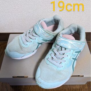 アシックス(asics)のキッズ　スニーカー　アシックス　19cm　女の子(スニーカー)