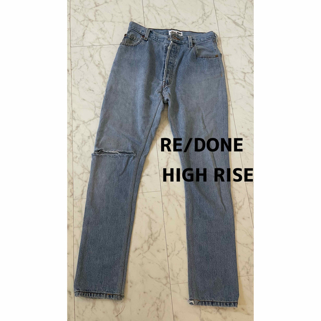 re/done×levi'sヴィンテージブラックデニム27インチdeuxieme