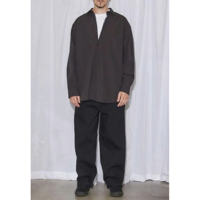 comoli コモリシャツ ブラック 19ss