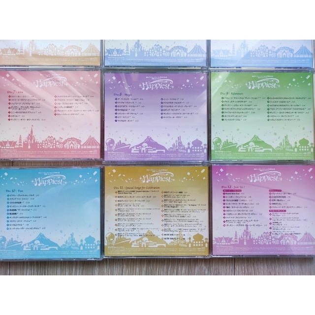 東京ディズニーリゾート35周年記念 音楽コレクション「ハピエスト」 CD全12巻