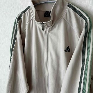 adidas - adidas ベージュ トラックジャケット ベージュ グリーンの ...