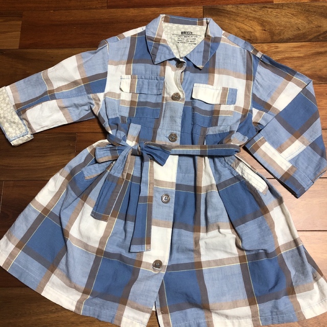 BREEZE(ブリーズ)の120 ブリーズ　シャツワンピース キッズ/ベビー/マタニティのキッズ服女の子用(90cm~)(ワンピース)の商品写真