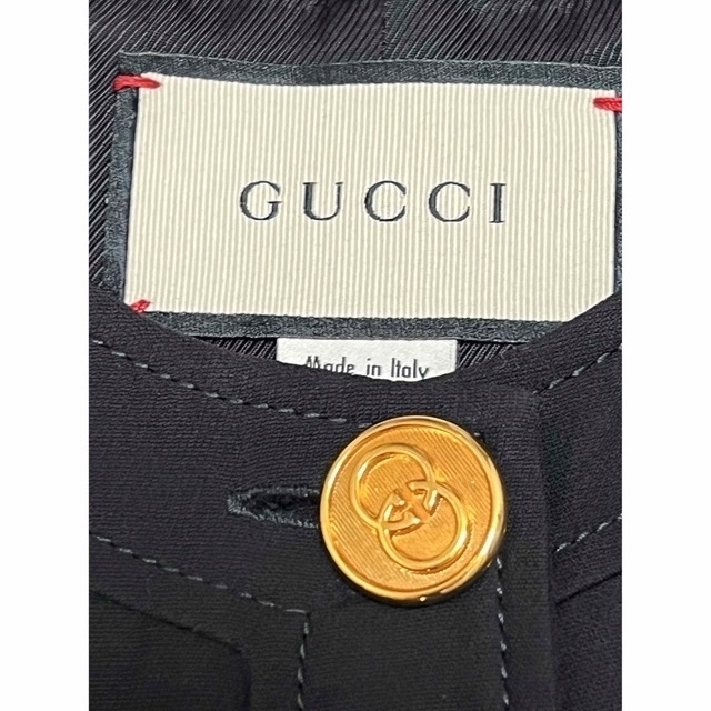 Gucci(グッチ)のグッチ ノースリーブ ドレス ワンピース ダブルGG ブラック イタリア製38 メンズのトップス(ベスト)の商品写真