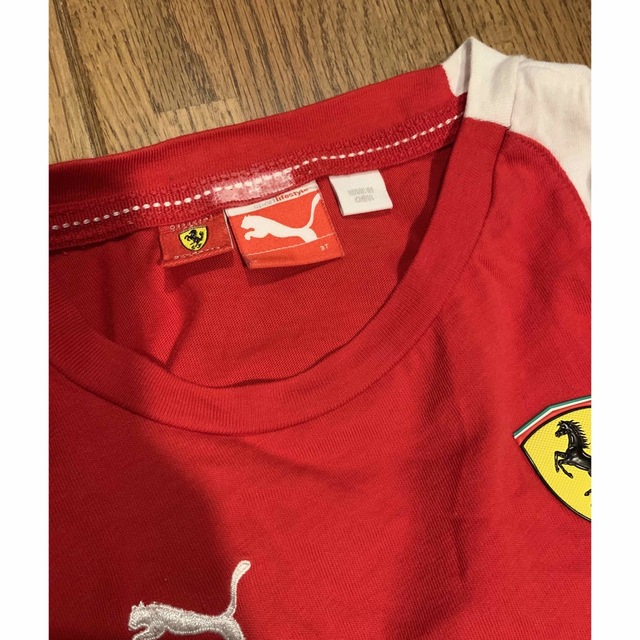 Ferrari(フェラーリ)のフェラーリ×プーマ　Tシャツ　3T キッズ/ベビー/マタニティのキッズ服男の子用(90cm~)(Tシャツ/カットソー)の商品写真