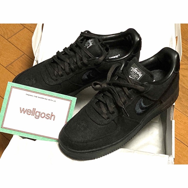 STUSSY - 29 US11 STUSSY NIKE AIR FORCE1 LOW BLACKの通販 by