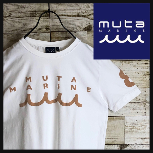 muta ムータ バックプリント 半袖Tシャツ 白S