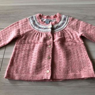 ポロラルフローレン(POLO RALPH LAUREN)の新品未使用　希少デザイン　ラルフローレン　女の子12M カーディガン(カーディガン/ボレロ)