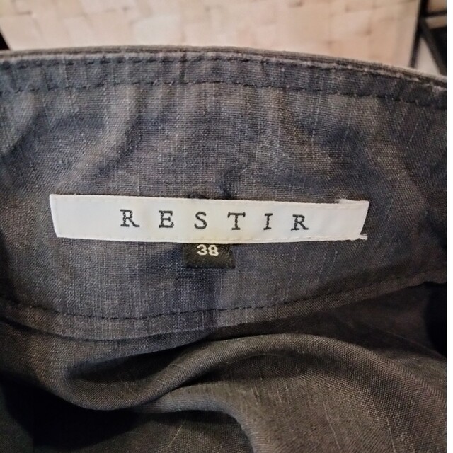 RESTIR(リステア)の未使用RESTIR麻ジャケット レディースのジャケット/アウター(ノーカラージャケット)の商品写真