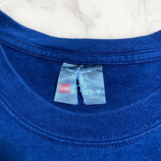 GWP Hanes 古着   黒 マートルビーチ　魚　釣り　ポケット Tシャツ メンズのトップス(Tシャツ/カットソー(半袖/袖なし))の商品写真