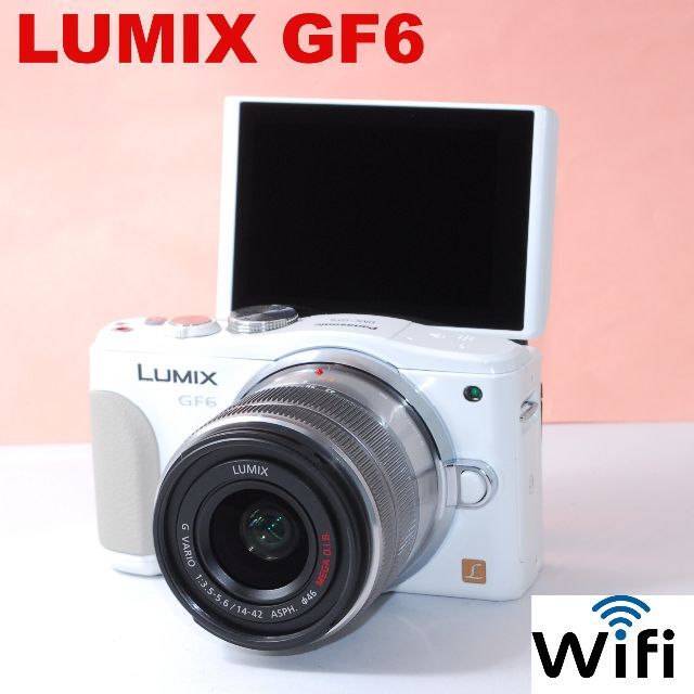 誠実 ❤️カメラバッグ付き❤️WI-Fi \u0026自撮り❤️LUMIX GF6