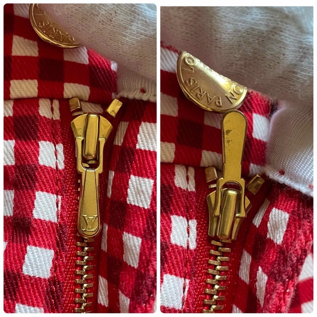 LOUIS VUITTON ルイヴィトン ギンガムチェックパンツ チェック
