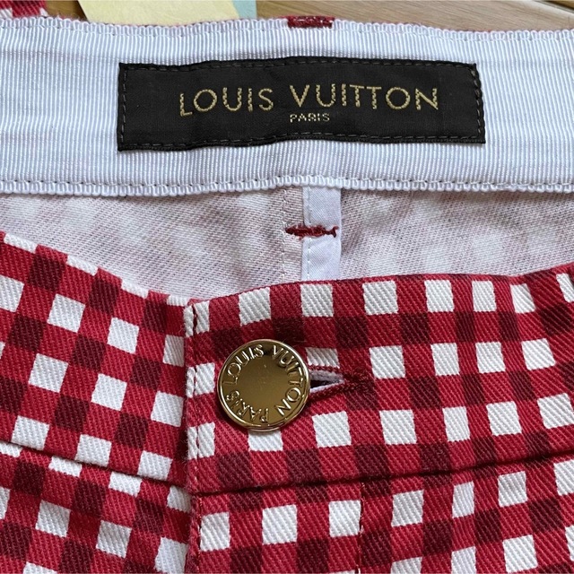 LOUIS VUITTON ルイヴィトン ギンガムチェックパンツ チェック