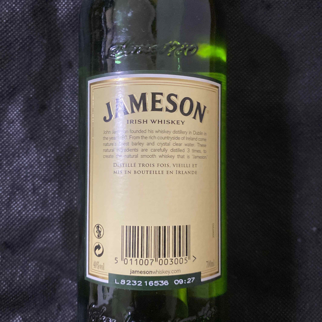 アイリッシュ　ジェムソン　JAMESON ウイスキー　旧ラベル　オールドラベル