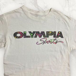 GWA  古着   白 OLYMPIA　オリンピア　スポーツ Tシャツ(Tシャツ/カットソー(半袖/袖なし))