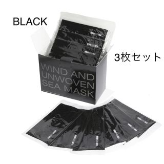 ウィンダンシー(WIND AND SEA)のWIND AND SEA マスク3枚セット BLACK(その他)