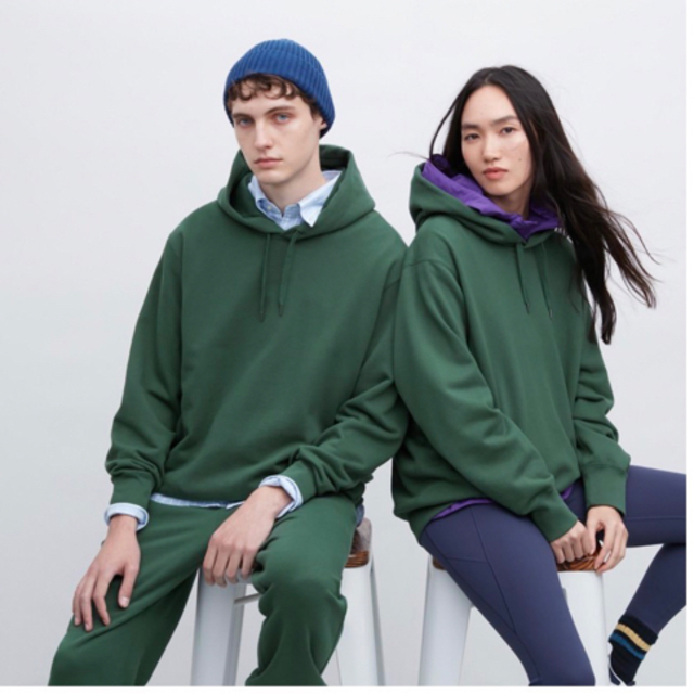 UNIQLO(ユニクロ)のUNIQLO  スウェット　パーカ　パンツ　セットアップ メンズのトップス(スウェット)の商品写真