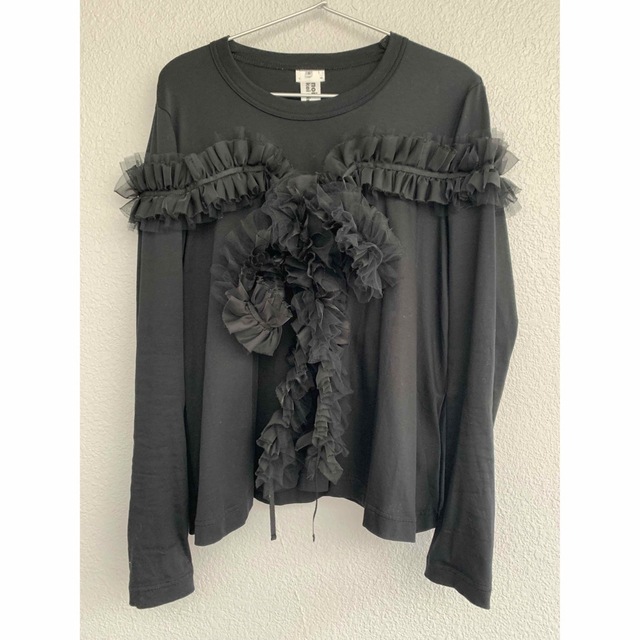 noir kei ninomiya - ノワールケイニノミヤ チュールリボンTシャツの ...