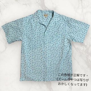 GVQ HAGGAR 古着   総柄　アロハ　フラダンス　ヤシの木 半袖　シャツ(シャツ)